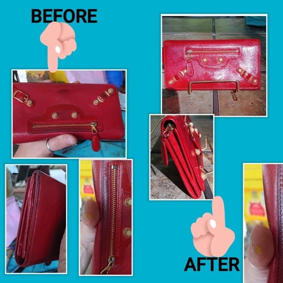 REHAB BAGS & WALLETS BEFORE & AFTER PHOTOS - Picture 10 of 12